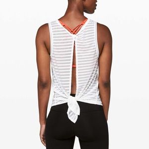 Lululemon meet halfway striped tank